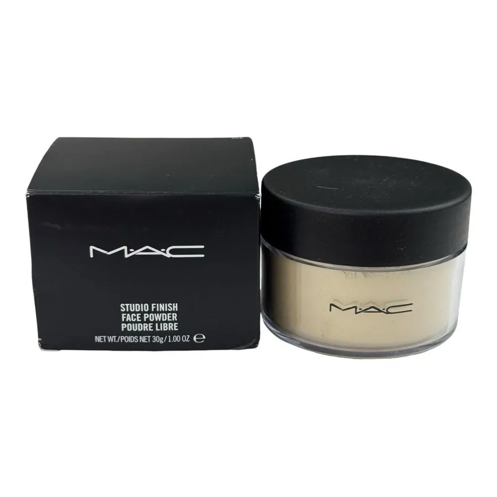 MAC Loose Face Powder‎ Gold Studio Finish Highlight Powder Discontinued 1oz NIB